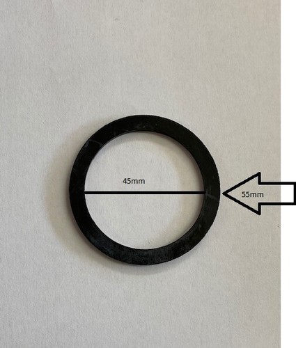 Flat rubber washer - washer, 45mm