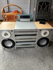 Pioneer XC-L7 CD Radio CT-L7 Cassette MJ-L7 MiniDisc AM/FM HiFi & Aiwa Speakers