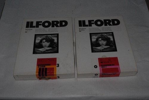 Qty part boxes ilford - 2,