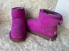 UGG Classic mini dark pink fuchsia boots, Uk size 5.5,EUR Size 38