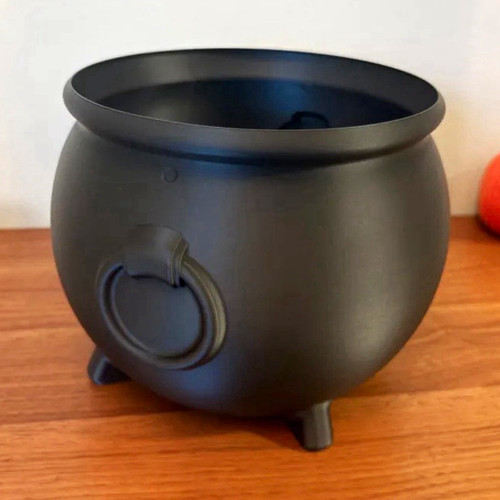Black solid halloween - black,