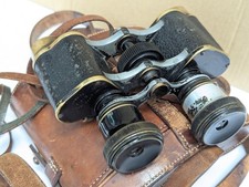  Old Vintage LEMAIRE PUISSANCES 6-8-10x  Binoculars. Changeable Power. Read