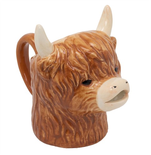 Highland cow milk jug 5cm - highland, jug,
