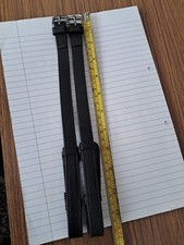 Black Leather Cheek Pieces