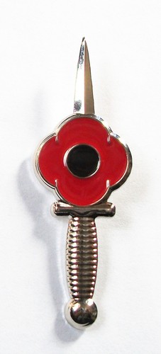 Poppy dagger small silver - poppy,