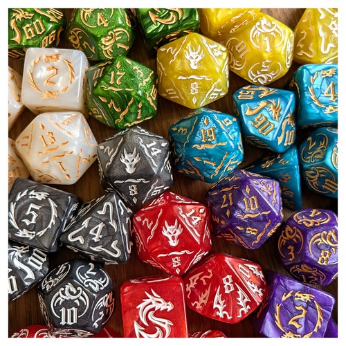 Dnd 7pcs dice set choose - dice,