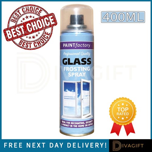 Glass frosting spray paint - glass,