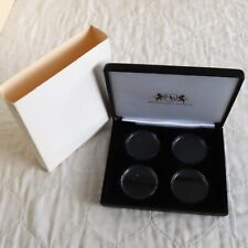 4 COIN BLACK DELUXE PRESENTATION BOX WITH CAPSULES
