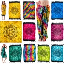 BRAND NEW BEACH SARONG LIGHT PAREO POOL WRAP SWIM COVER UP FREE POST / SA403