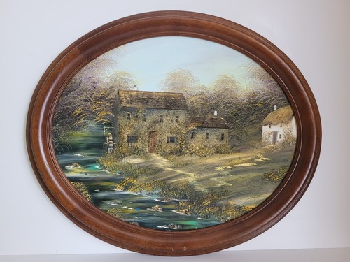 Vintage oil painting board - vintage,