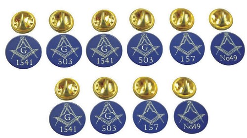 Masonic lapel pin badges tie - masonic,