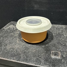 Vintage orange tupperware