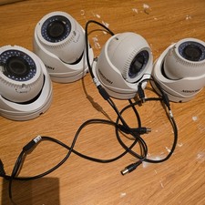4 x HIKVISION CCTV Dome Colour Camera Turbo HD True Day Night 2.8mm 3MP IP66