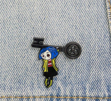 Coraline enamel pin badge