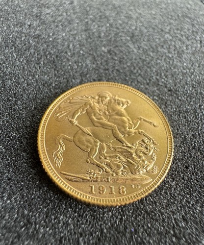 1918 india mint full - 1918, gold