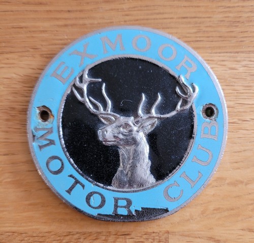 Rare vintage exmoor motor club - vintage,