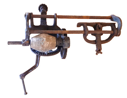 Antique horse drawn sickle - horse,