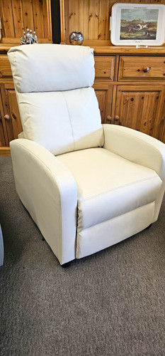 Nice cream faux leather - cream,