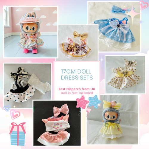 Clothes for labubu 17cm plush - clothes,