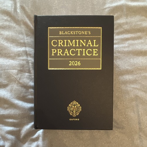 Blackstone criminal practice - blackstone's,