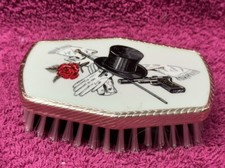 Vintage Gentleman’s Clothes Brush With Top Hat, Gloves, Gun & cane