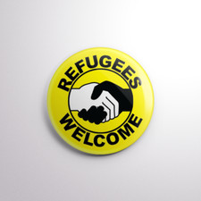 REFUGEES WELCOME Pin Badge