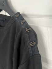 PAUL & SHARK Navy 4 Anchor  Shoulder Crew Jumper M SUPER RARE!!