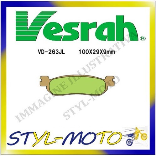 263sjl sintered front brake - front,