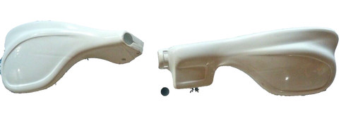 Hand guards white - hand,