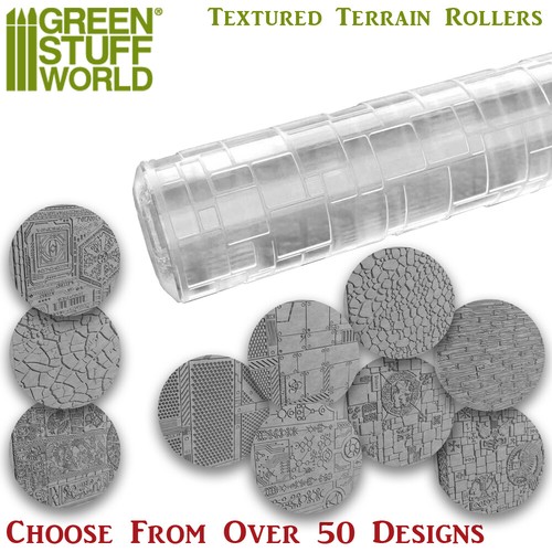 Textured rolling pins green - pins,