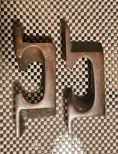 Pair Of Vintage 5" Solid Brass