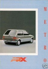 Austin Metro ARX 1.3 Limited Edition 1988 UK Market Sales Brochure
