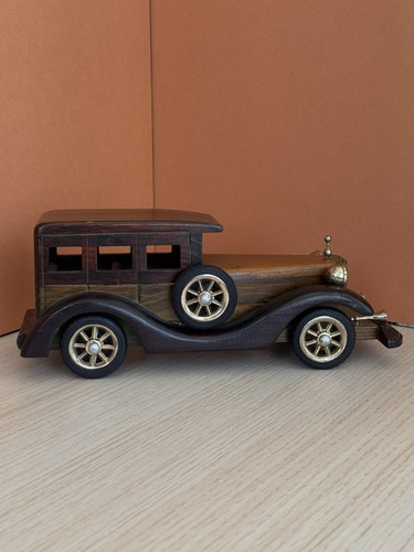 Vintage wooden model - model, car