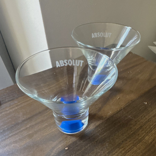 Absolut vodka stemless martini - vodka,