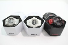 Assorted Casio Watches Boxed Baby G G Shock Quartz WORKING x 3