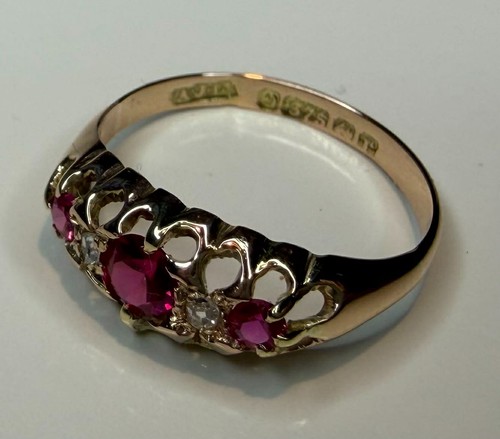 Antique edwardian 1916 9ct - antique,