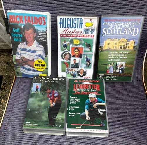 Golf vhs videos various - x,