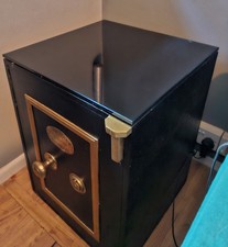 Victorian Cast iron Safe .