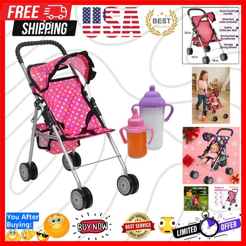 Doll stroller first baby - doll,