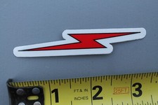 Lightning Bolt Surfboards Clothing Clear Red Gerry Lopez Vintage Surfing STICKER