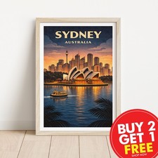 Sydney travel print holiday - sydney,