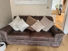 3 Piece Leather Sofa  From Barker Stonehouse Hardly Used Great Condition