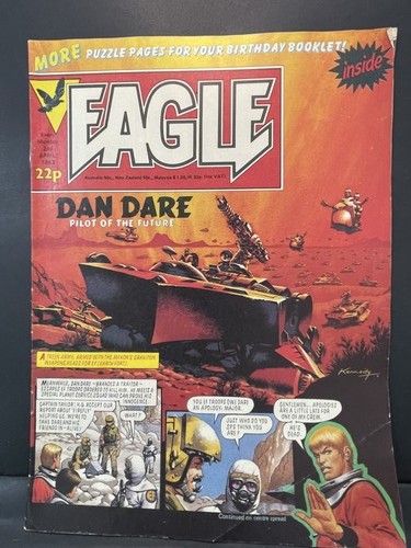 Eagle comic dan dare - dan, pilot