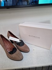 Boxed Unworn Hispanitas Women's Brown Court Shoes Size 7