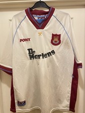 98/99 West Ham Pony Dagenham Motors away Shirt - XL- Poor Condition As Shown