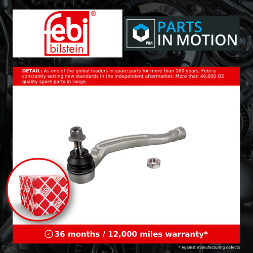 Tie track rod - end, fits