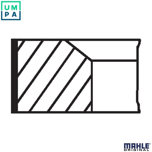 Piston ring kit - 4x,