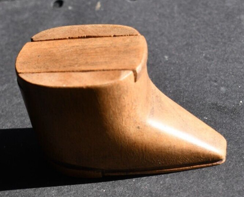Vintage wooden boot snuff - wooden, snuff-box