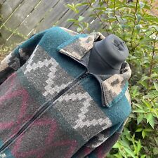 Vintage 80s 90 USA Made Jacket Southwestern Native American CottageCore Indie XL