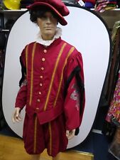 Elizabethan Man Maroon Costume